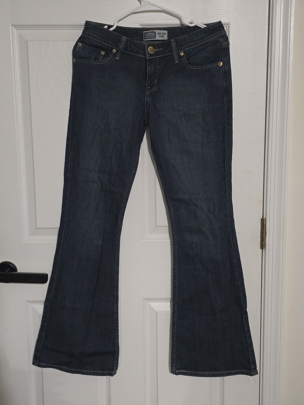 Signature by Levi Strauss Dark Blue Bootcut Jeans